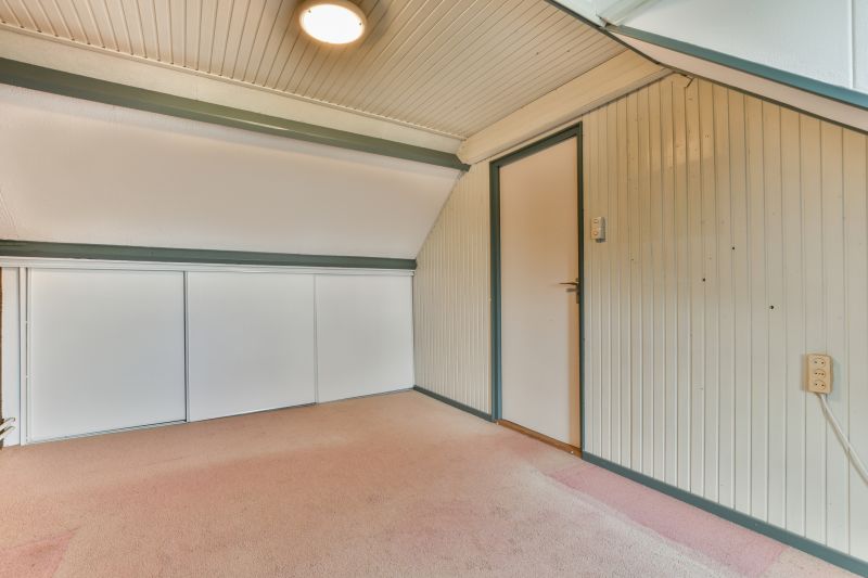 Attic Door Installation in Progress